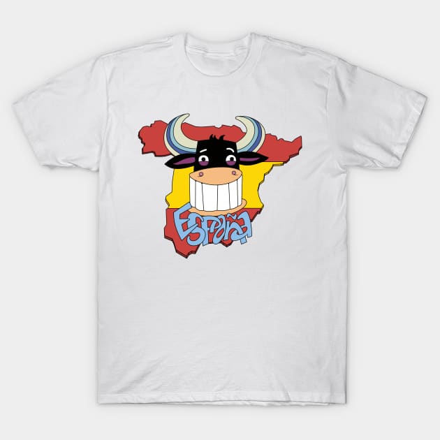 SPAINISH BULL T-Shirt by AlexxElizbar